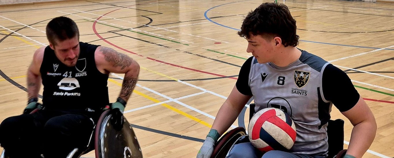 Tristan Nattrass of Northampton Saints Wheelchair Rugby.