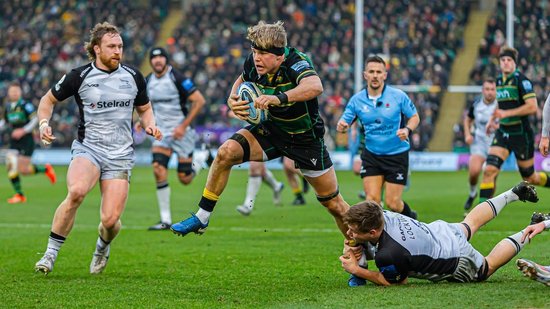Henry Pollock of Northampton Saints.