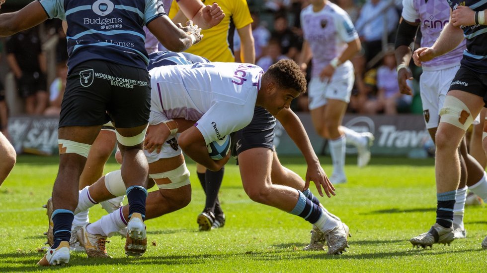 Northampton Saints’ Emeka Atuanya during the 2022/23 season.