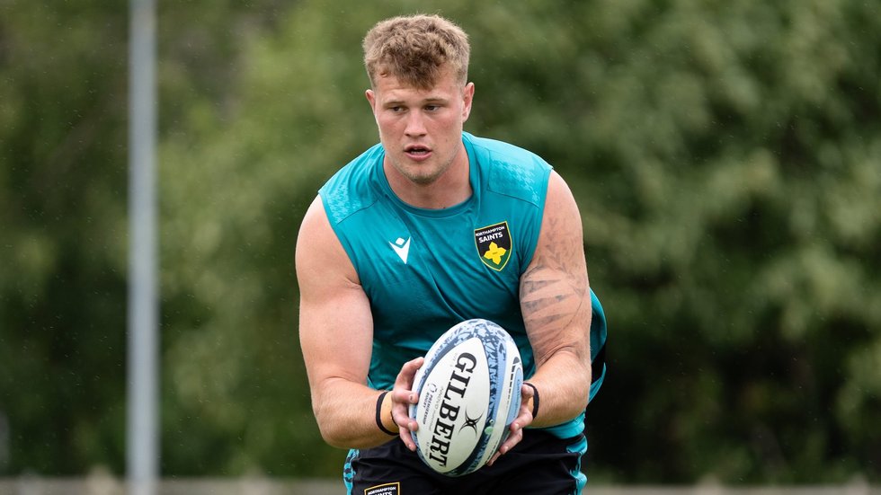 Archie Benson of Northampton Saints