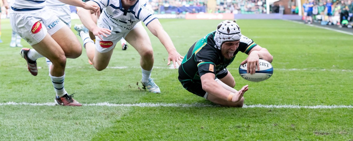 Curtis Langdon of Northampton Saints