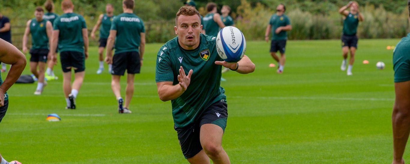 Northampton Saints’ Curtis Langdon during the 2024/25 season.