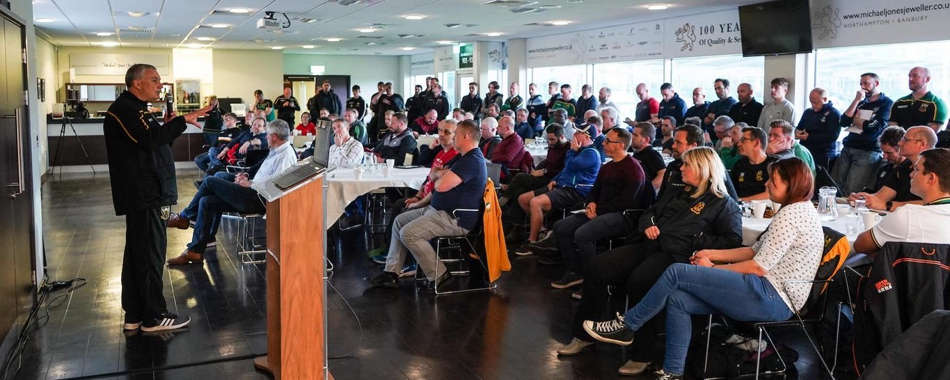 Northampton Saints' Coach Education programme is devised to improve the rugby coaching throughout the region.