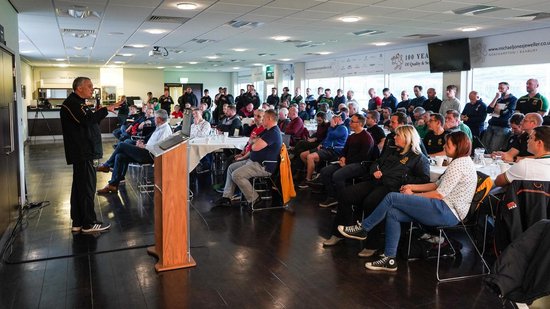 Northampton Saints' Coach Education programme is devised to improve the rugby coaching throughout the region.