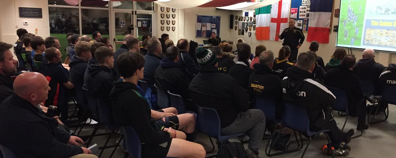 Northampton Saints' Coach Education programme is devised to improve the rugby coaching throughout the region.