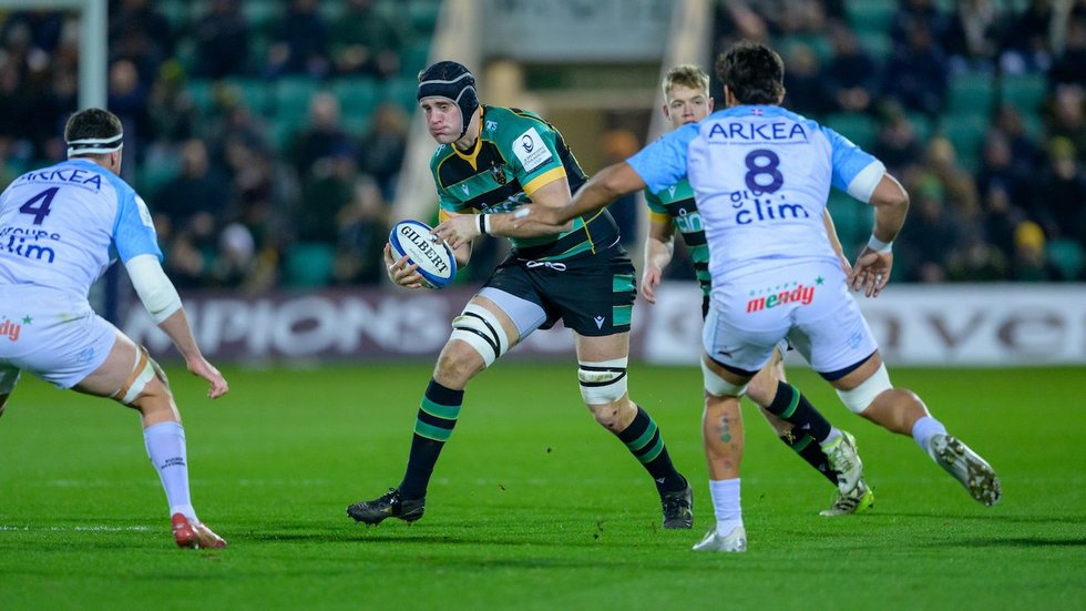 Northampton Saints' Alex Coles during the 2023/24 season