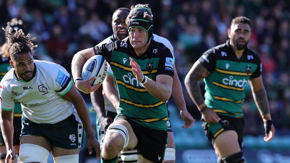 Northampton Saints’ Alex Coles during the 2022/23 season.
