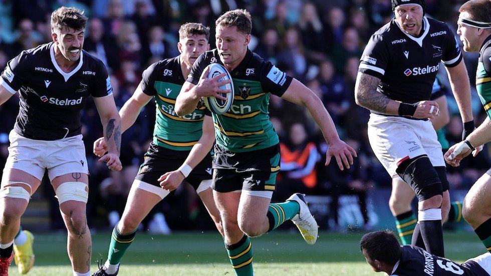 Northampton Saints’ Fraser Dingwall during the 2022/23 season.