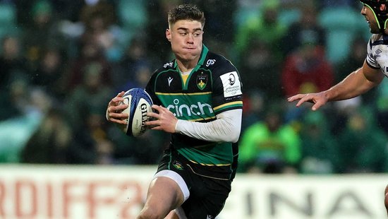 Tommy Freeman of Northampton Saints
