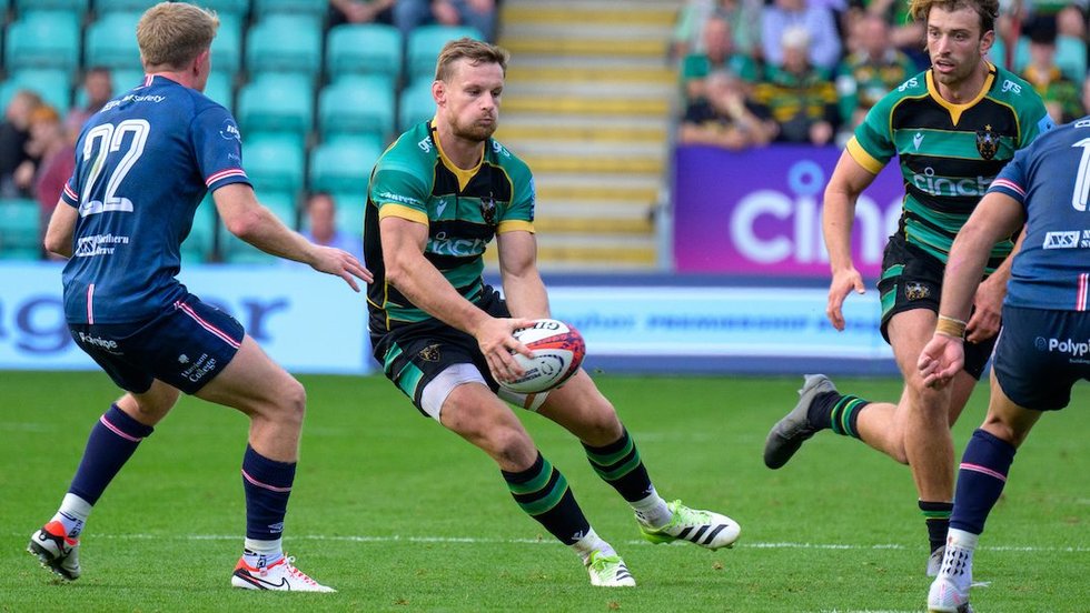 Northampton Saints' Rory Hutchinson during the 2023/24 season