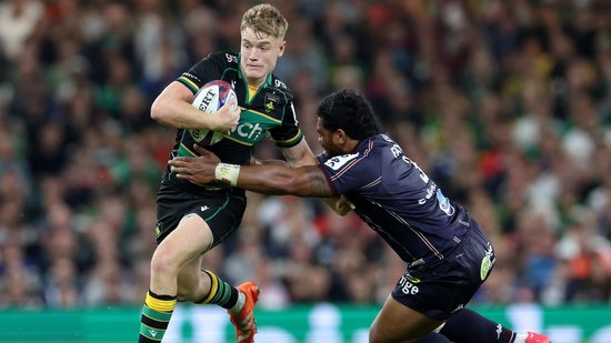 Fin Smith of Northampton Saints