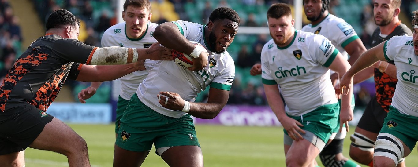 Emmanuel Iyogun of Northampton Saints