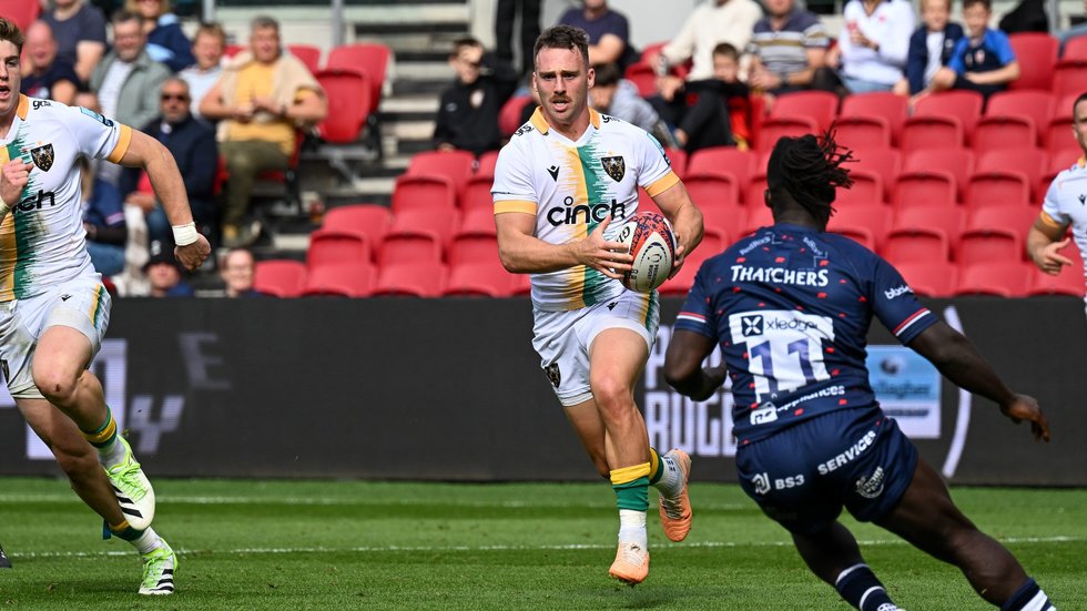 Northampton Saints' Tom James during the 2023/24 season