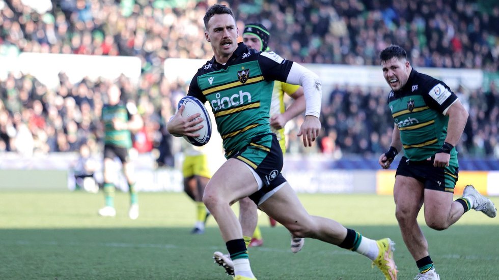 Northampton Saints’ Tom James during the 2022/23 season.