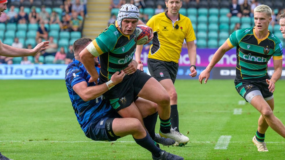 Northampton Saints’ Curtis Langdon during the 2023/24 season.