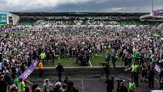 Join us on the pitch after Saints vs Saracens