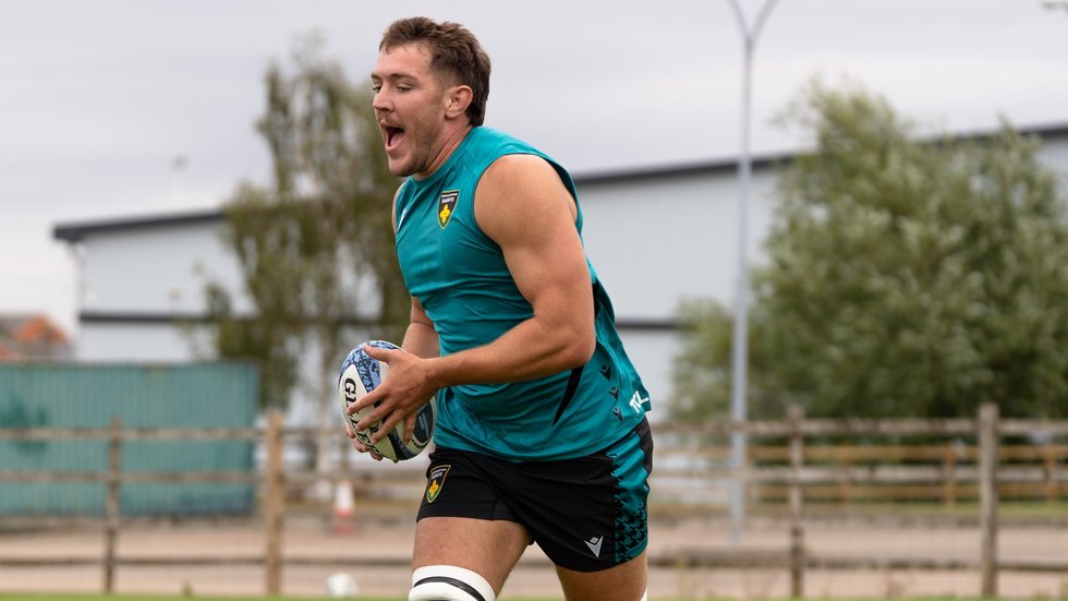 Tom Lockett of Northampton Saints