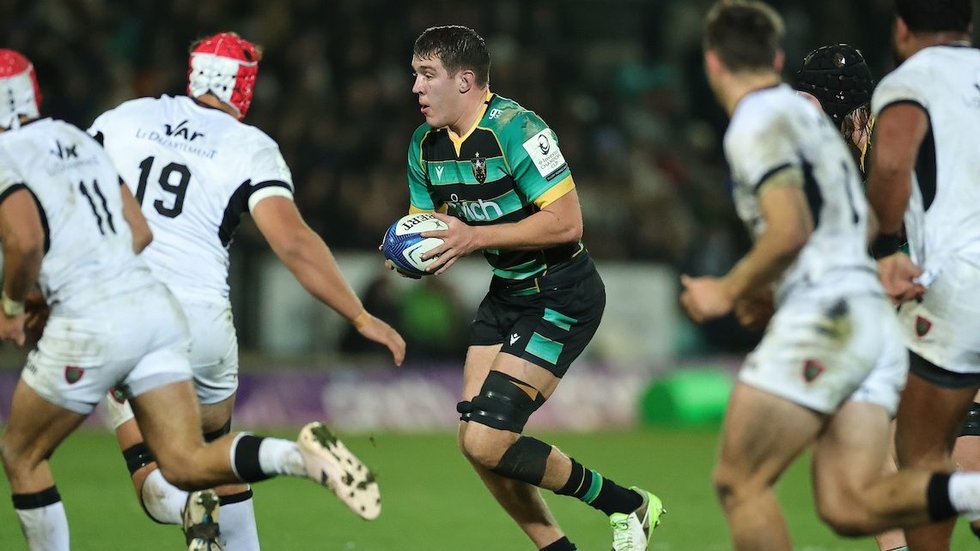 Northampton Saints’ Tom Lockett during the 2023/24 season.