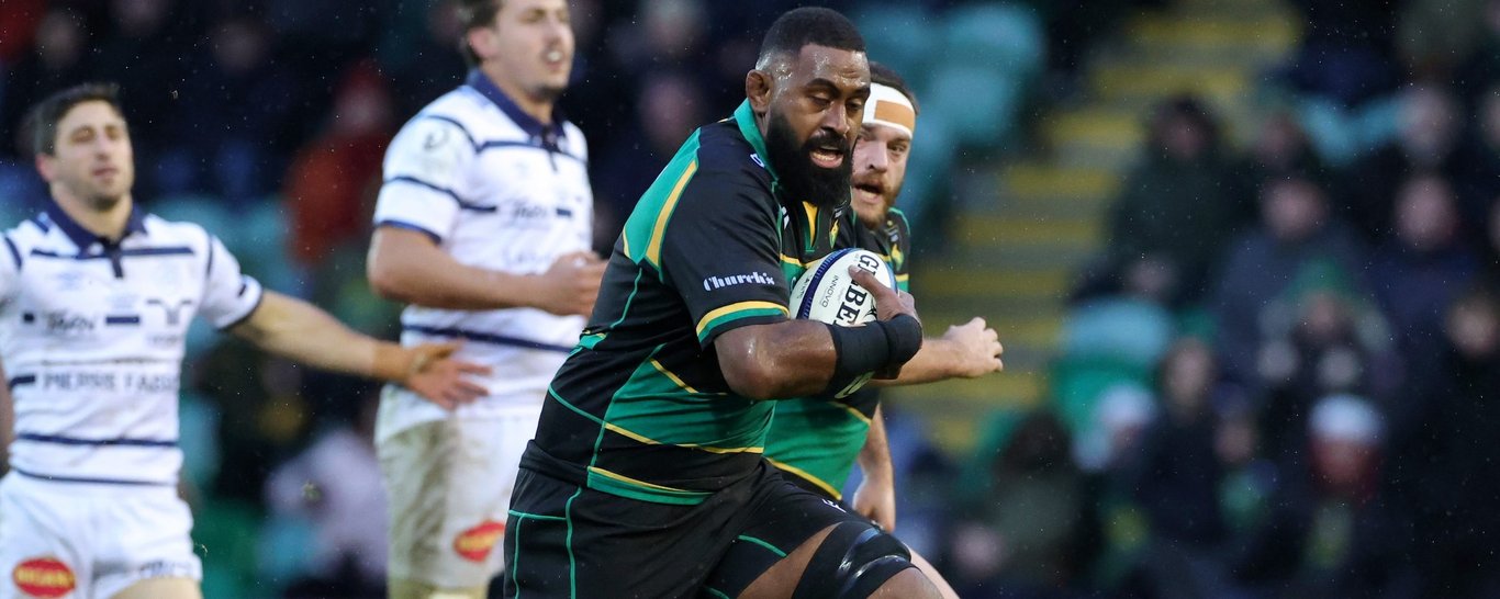 Temo Mayanavanua of Northampton Saints