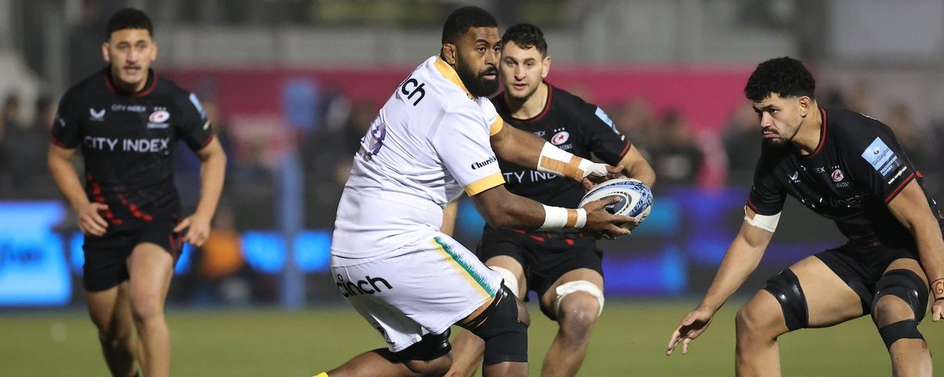 Temo Mayanavanua of Northampton Saints