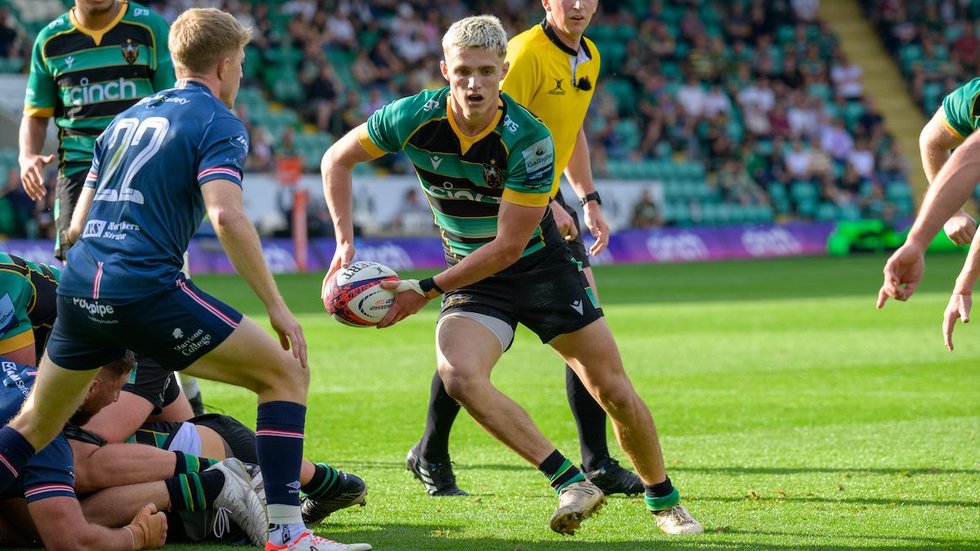 Northampton Saints’ Archie McParland during the 2023/24 season.