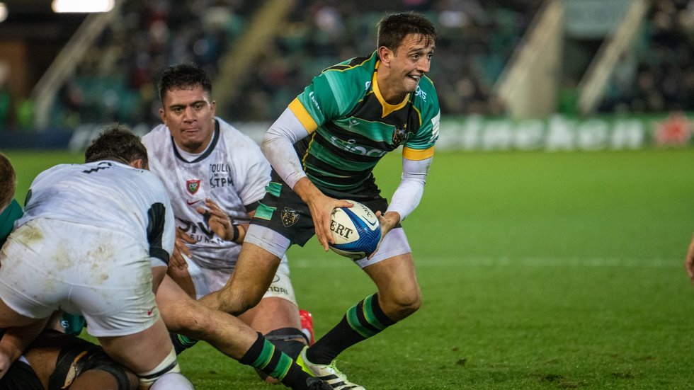 Northampton Saints’ Alex Mitchell during the 2023/24 season.