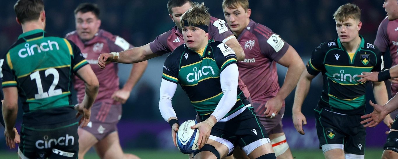 Henry Pollock of Northampton Saints