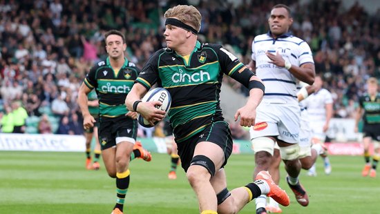 Henry Pollock of Northampton Saints