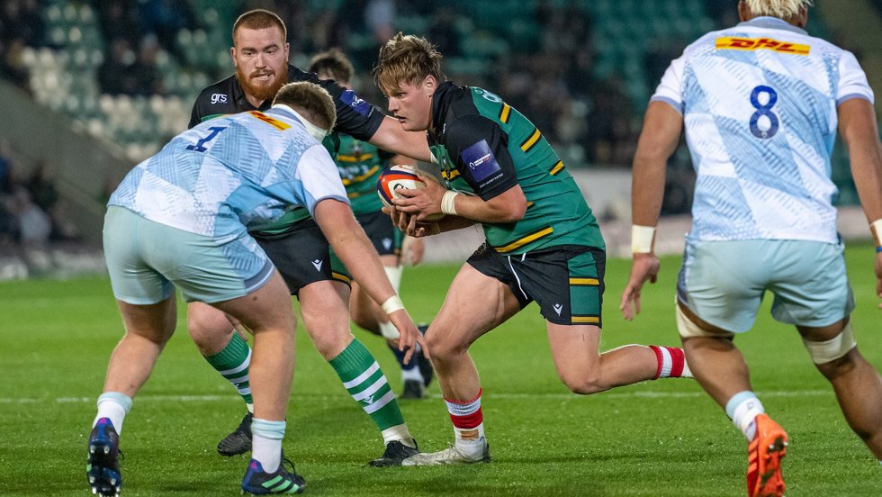 Northampton Saints’ Ed Prowse during the 2022/23 season.