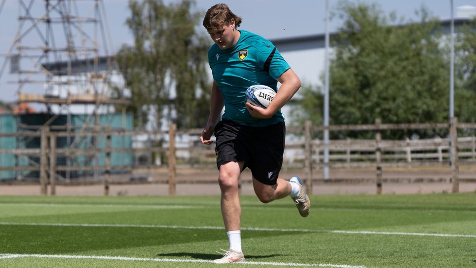 Ed Prowse of Northampton Saints