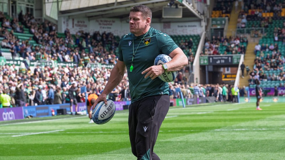 Northampton Saints’ coach Lee Radford during the 2024/25 season.