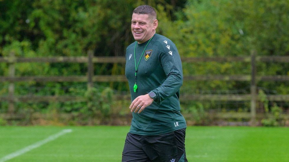 Northampton Saints’ coach Lee Radford during the 2024/25 season.