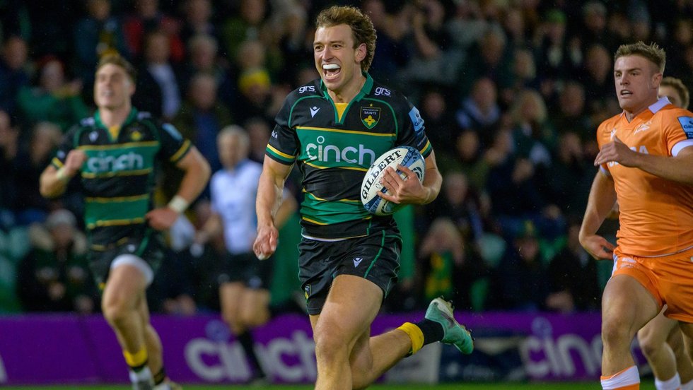 Northampton Saints’ James Ramm during the 2024/25 season.