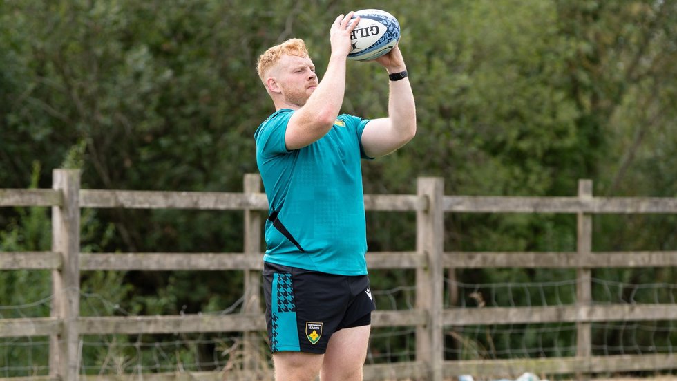 Robbie Smith of Northampton Saints