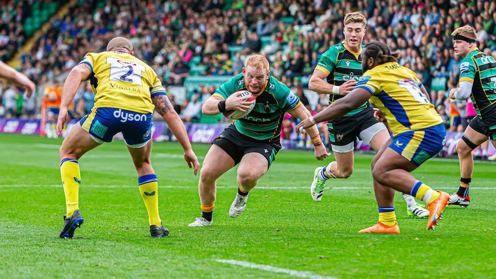 Northampton Saints’ Robbie Smith during the 2023/24 season.