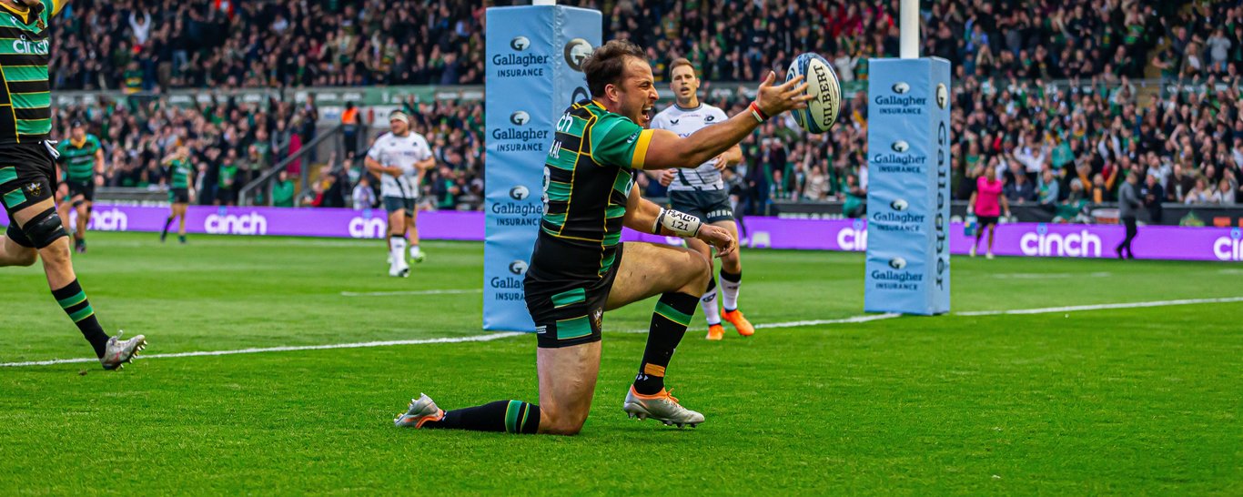 Burger Odendaal of Northampton Saints.