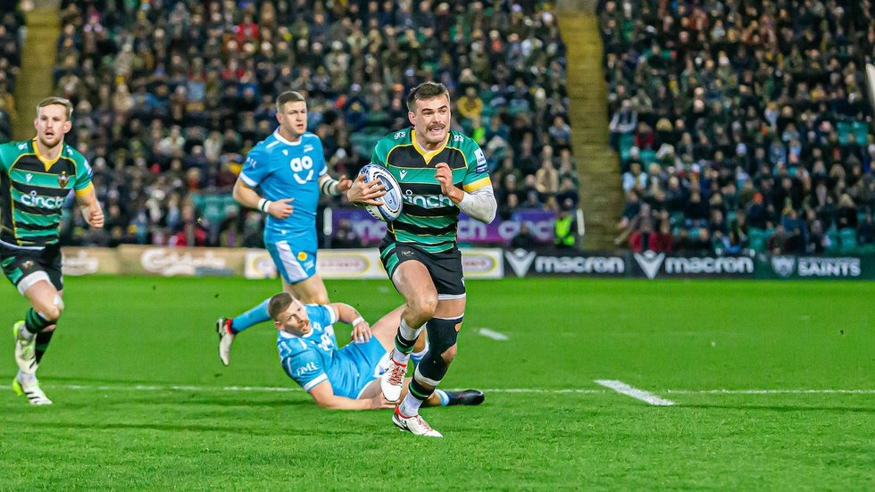 Northampton Saints' George Furbank during the 2023/24 season