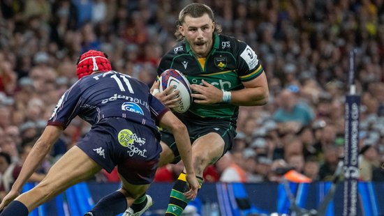 Ollie Sleightholme of Northampton Saints