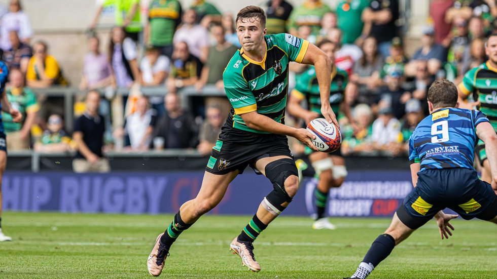 Northampton Saints’ Toby Thame during the 2023/24 season.