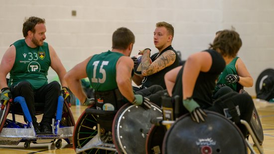 Saints Wheelchair Rugby at Maplefields Academy