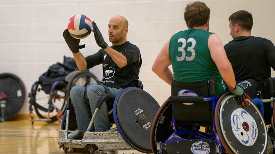 Saints Wheelchair Rugby at Maplefields Academy