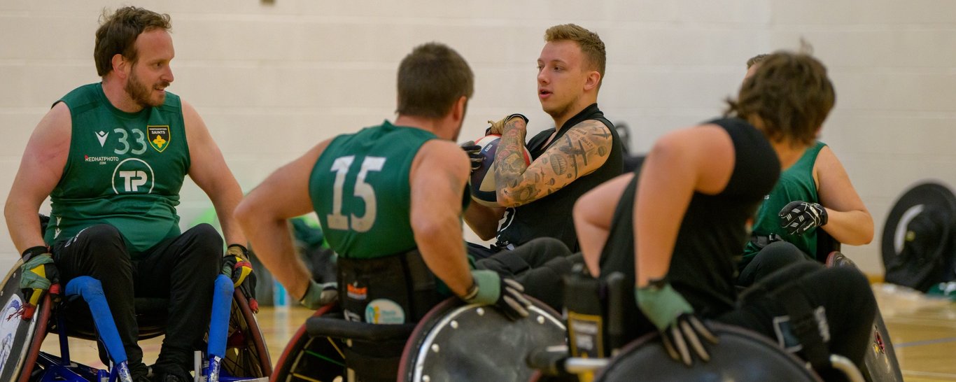 Saints Wheelchair Rugby at Maplefields Academy