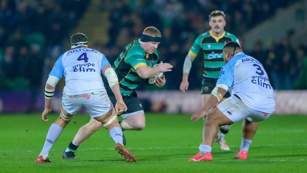 Northampton Saints' Trevor Davison during the 2023/24 season
