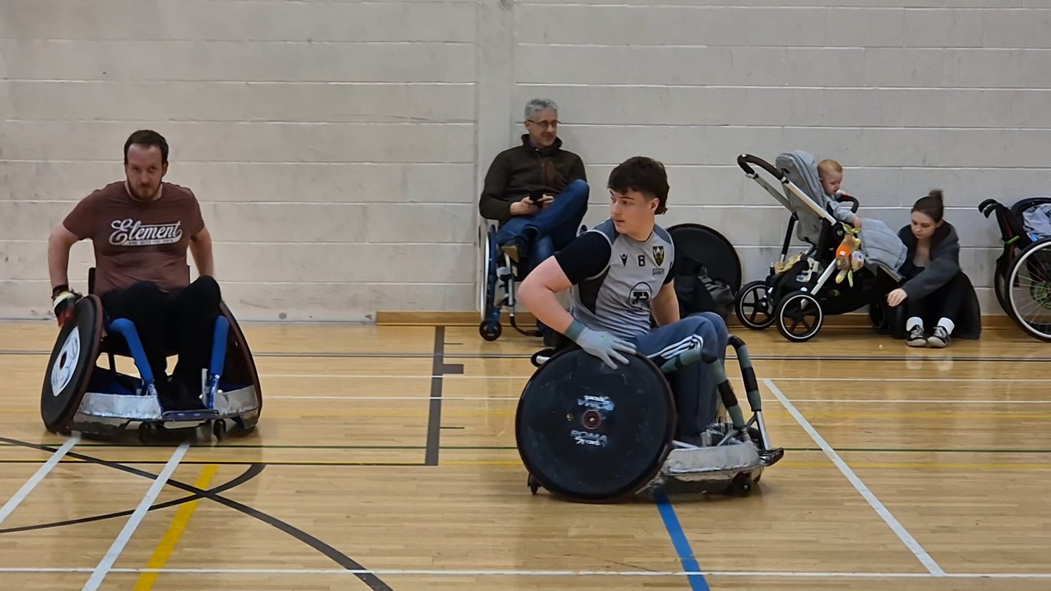 Tristan Nattrass of Northampton Saints Wheelchair Rugby