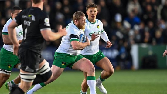 Tom West of Northampton Saints